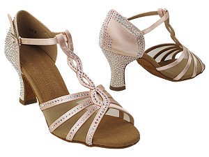 S1009CC Flesh Satin with (PG) 2.5 inch Heel in the photo 