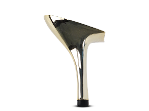 Classic Series (382) 3 inch Slim Gold Plated Heel 