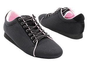 SERA708BBX Black Pink with flat heel in the photo 
