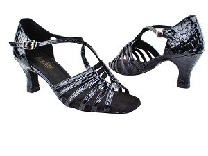 1661 243 Purple Ble Crocodile PU with 2.5" Heel in the photo 