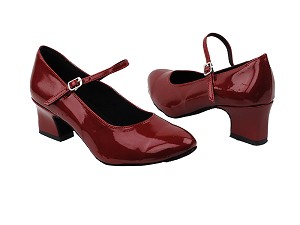 1682 131 Red Patent with 2" Thick Cuban heel in the photo 