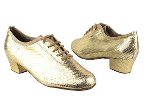 2001 226 Snake Gold with 1.5" Medium Heel in the photo 