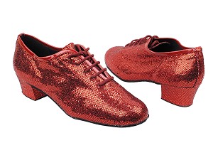 2001 285 Red Scale with 1.5" Medium Heel in the photo 