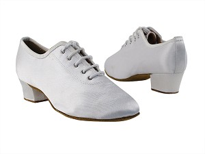 2001 34 White Satin with 1.5" Medium Heel in the photo 