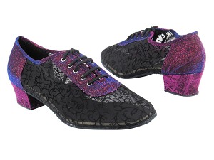 2002 155 Purple Illustion_46 Mesh with 1.5" Heel in the photo 