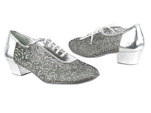 2002 Silver Leather_154 Mesh with 1.5" Heel in the photo 