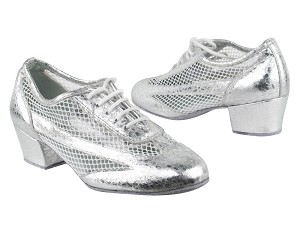 2009 205 Ultra Silver_177 White Mesh with 1.5" Heel in the photo 