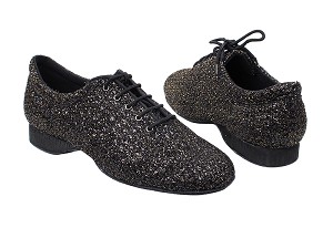 2601 277 Black_Gold Sparkle with 0.5" Eva Heel in the photo 