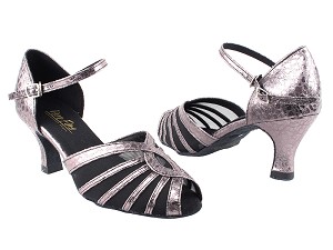 2719 208 Ultra Grey_Black Mesh with 2.5" Heel in the photo 