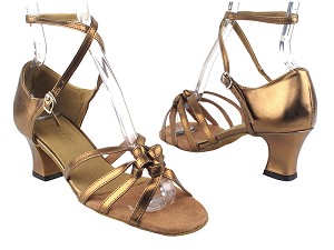 5011 171 Dark Tan Gold PU with 2.2" TC Heel in the photo 