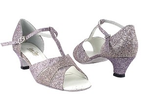 6016 99 Sparklenet with 1.3" cuban Heel in the photo 