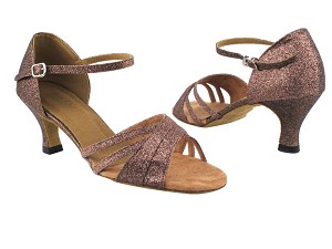 6030 212 Copper Stardust with 2.5" Heel in the photo 