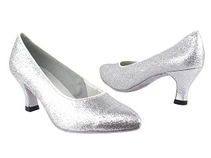 6901 126 Silver Stardust with 2.5" Heel in the photo 
