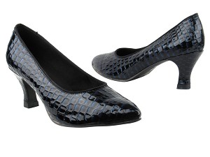 6901 243 Purple Blue Crocodile PU with 2.5" Heel in the photo 