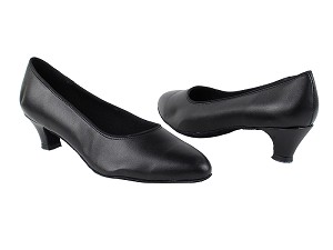 6901_6801 140 Black PU with 1.3" Cuban Heel in the photo 