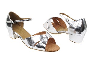 803_6029 55 Silver with 1.5" Medium Heel in the photo 