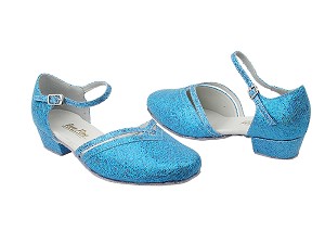 8881 280 Blue Scale_Whole Shoes with 1" Women Heel in the photo 