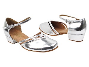 8881 55 Silver PU with 1" Women Heel in the photo 