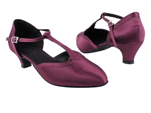 9627 111 Purple Satin with 1.3" Heel in the photo 