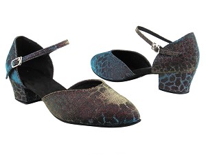 9691 95 Blue Illusion_2709 BackStrap with 1.5" Heel in the photo 