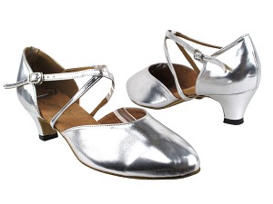 9691 Silver Leather with 1.3" Heel in the photo 