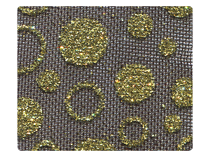 115 Black Mesh Fabric Swatch 