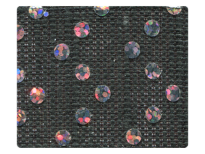 130 Black Mesh Fabric Swatch 