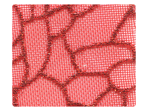 198 Red Mesh Fabric Swatch 