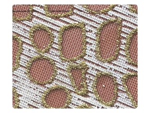 199 Purple Mesh Fabric Swatch 