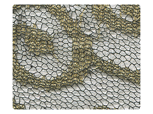 200 Lace White Mesh Fabric Swatch 