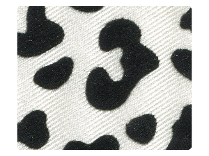 248 White Leopard Fabric Swatch 