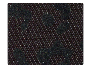 261 Black Leopard Fabric Swatch 