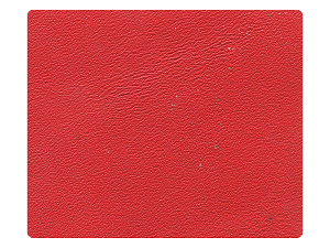 266 Red Leather Fabric Swatch 