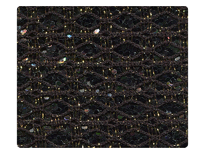 277 Black_Gold Sparkle Fabric Swatch 