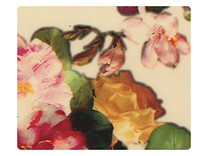 287 Flower PU Fabric Swatch 
