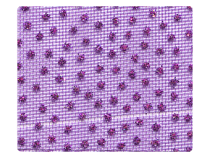 305 Purple Mesh Fabric Swatch 