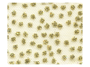 308 Gold Mesh Fabric Swatch 
