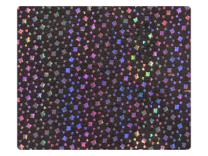 322 Black Iridescent Diamond Velvet 