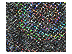 87 Black Laser Satin Fabric Swatch 