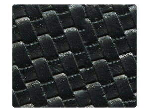 100 Black Weave PU Fabric Swatch 