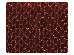 105 Snake Red Satin Fabric Swatch 