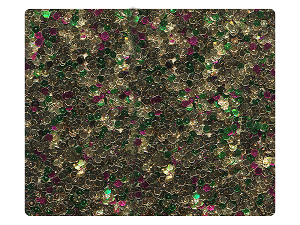 107 Gold Illusion Raibow Sparkle Fabric Swatch 