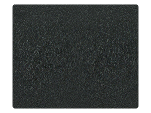 110 Matte Black Leather Fabric Swatch 