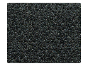 112 Black Perforated PU Fabric Swatch 