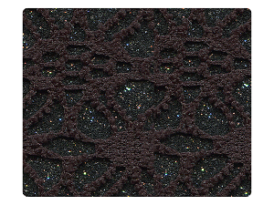 118 Knitted Black Stardust Fabric Swatch 