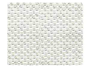 131 White Glitter Satin Fabric Swatch 