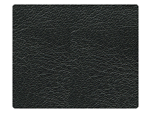 136 Black Soft Leather Fabric Swatch 