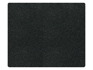137 Black Hard Leather Fabric Swatch 