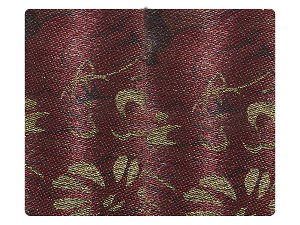 141 Copper_Gold Flower Fabric Swatch 