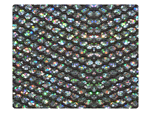 144 Black Sparklenet Fabric Swatch 